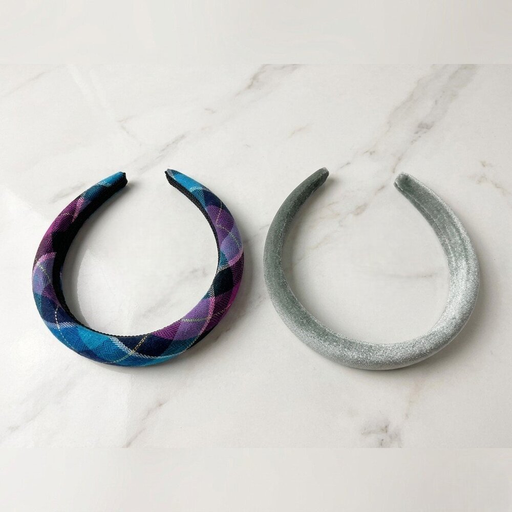🌸 Claire's Padded Headband Plaid or Velvet | OS Girl 🎀✨